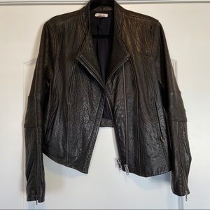 Helmet Lang Leather Jacket Size Medium